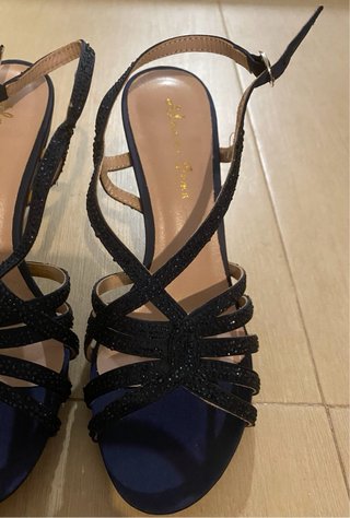 Zapatos Alma en Pena Azul Marino Sin Estrenar