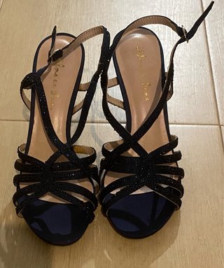 Zapatos Alma en Pena Azul Marino Sin Estrenar