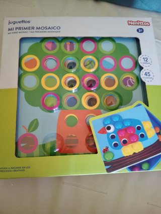 Juego encajar piezas colores +3 años