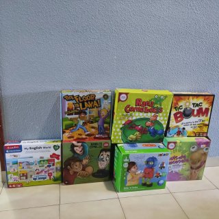 Lote de 7 juegos de mesa infantiles