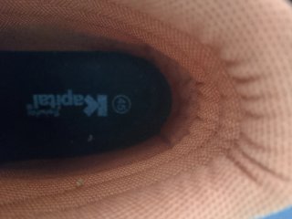 Zapatos de seguridad Kapital negros y naranjas