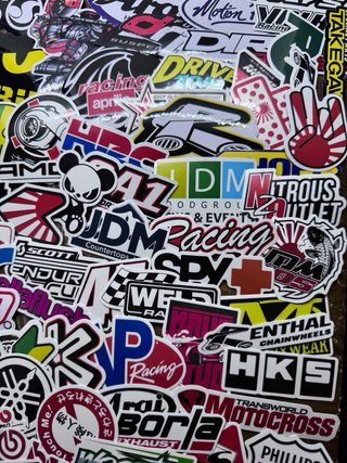 122 Pegatinas Racing Coches y Motos