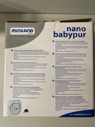 Miniland Nano Babypur Purificador de Aire