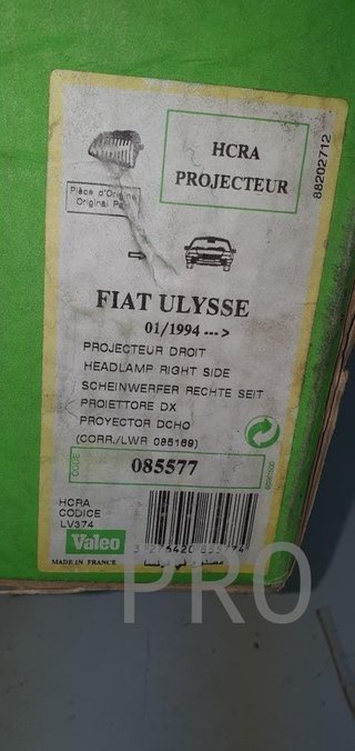 faro fiat ulysse derecho valeo