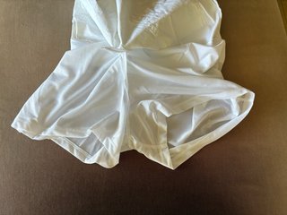 Falda blanca verano Girls golf Talla S algodón