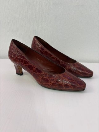 Zapatos tacón vintage Corte Inglés marrones