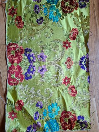 Tela bordada seda 40x72