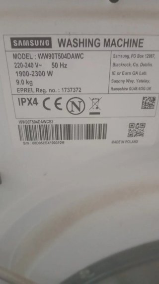 Lavadora Samsung 9kg