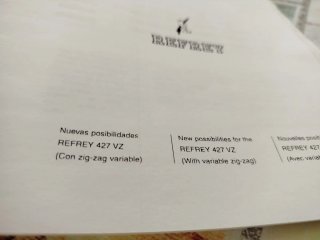 Máquina de coser Refrey Transforma