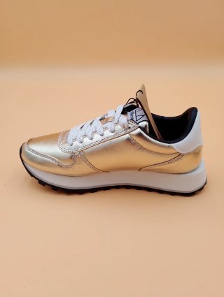 Scarpe da ginnastica Ellesse oro e bianche n. 38