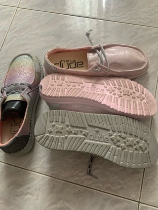 Scarpe donna glitter arcobaleno taglia 35