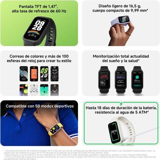 Xiaomi Smart Band 9 Active Blanco