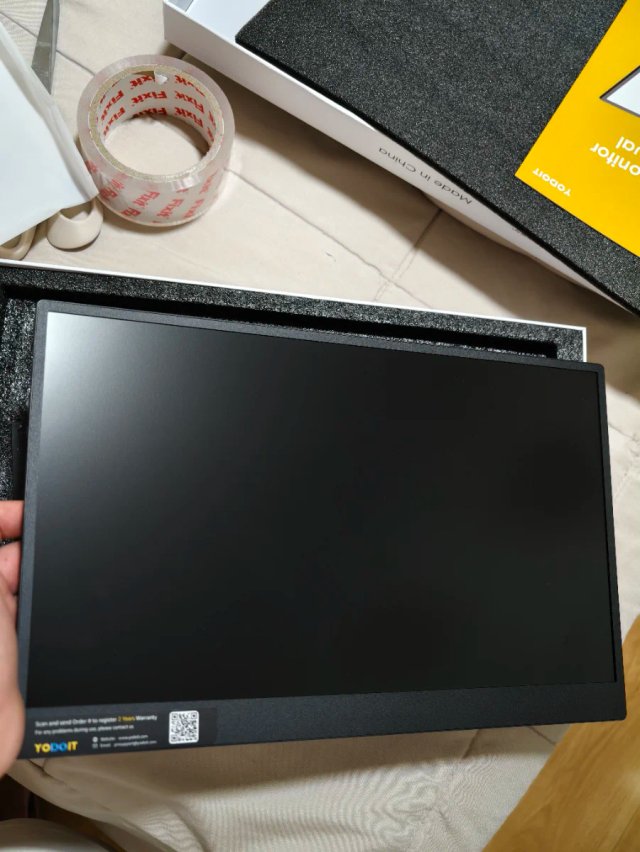 Monitor Portátil 15.6° Full HD YODOIT Negro
