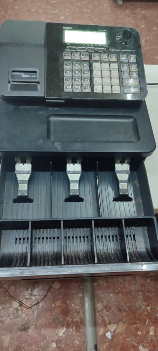 Caja Registradora Casio Negra