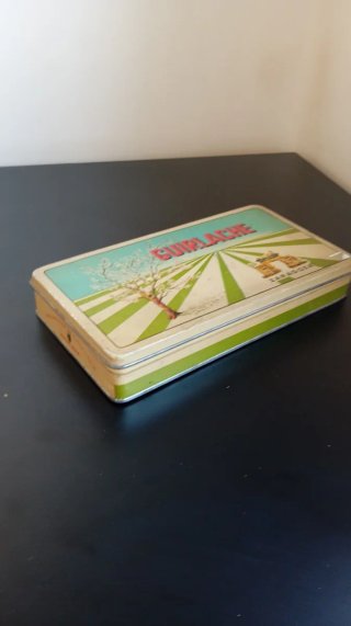 Caja Metálica Guirlache Zaragoza Vintage