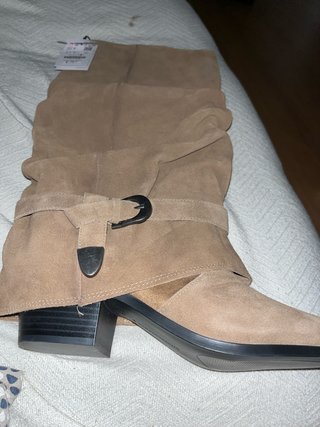 Botas Beige Talla 38