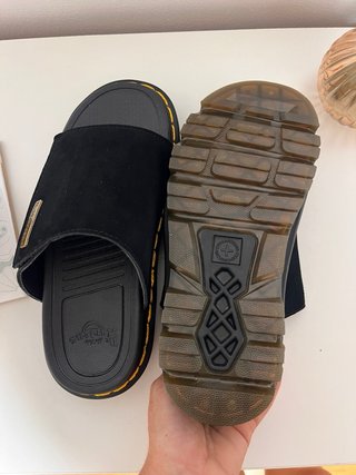 Dr. Martens Zebzag Slide Sandalias Negras