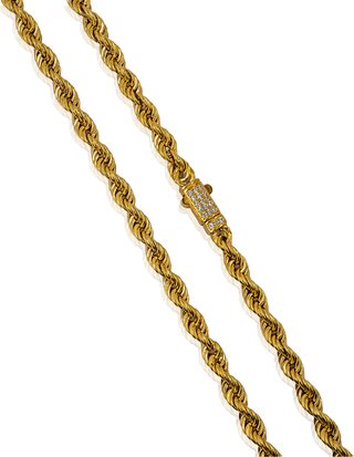 Cadena eslabón cordón 62cm oro 18k - ref.16050