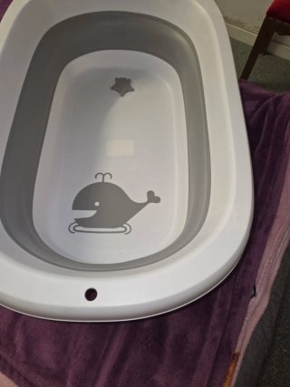 Bañera para bebé plegable