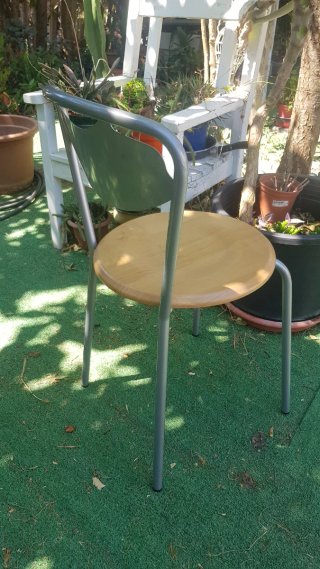Sillas de cocina metal y madera