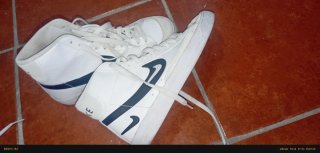 Zapatillas Nike Botín Unisex Blancas