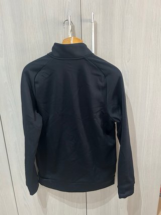 Felpa Under Armour mezza zip nera