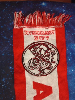 Bufanda Ajax Amsterdam Clásica Roja y Blanca