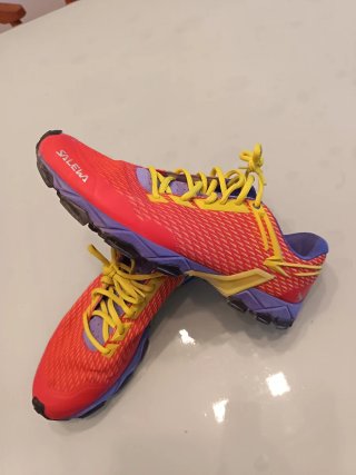 Zapatillas Salewa Trail Running Naranja/Morado