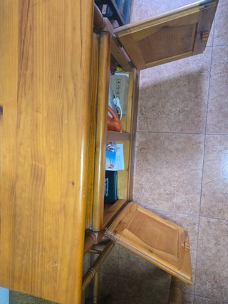 Mueble auxiliar madera 2 puertas Alicante