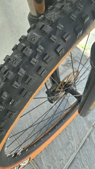 Bicicleta Lapierre Negra y Dorada