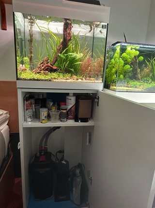 Acuario completo con mueble