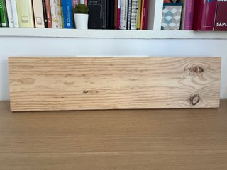 Estante flotante de pared madera 84x21 (marca Lufe