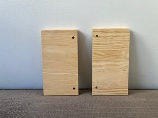 Estante flotante de pared madera 84x21 (marca Lufe