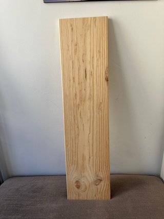 Estante flotante de pared madera 84x21 (marca Lufe