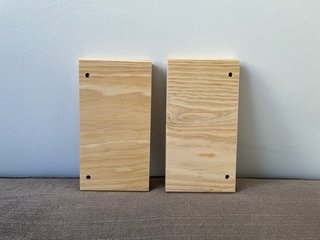 Estante flotante de pared madera 84x21 (marca Lufe