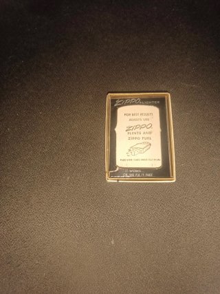 Encendedor Zippo Metálico Plateado