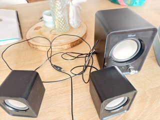 Altavoces Trust Negro Ordenador