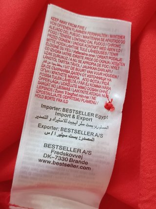 Blusa Only Roja Talla M