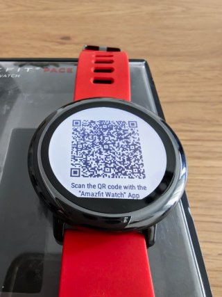 Amazfit Pace Smartwatch GPS Negro/Rojo