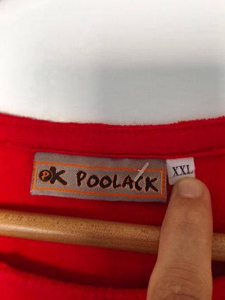 Camiseta Poolack Surf Life Let's Dream | Rojo |