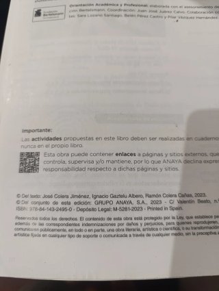 Libros  2 ESO. Mates Lengua Fisica Francés