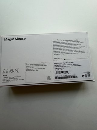 Apple Magic Mouse Negro Auténtico