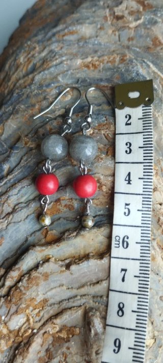Pendientes Artesanales Piedras Naturales