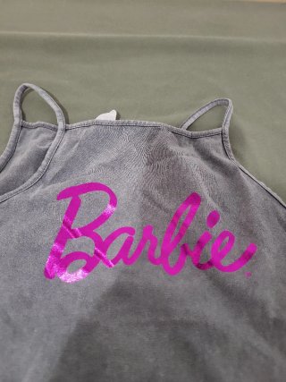 Body Barbie gris tirantes.