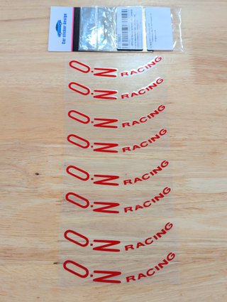 Pegatinas OZ Racing Rojas