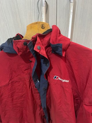 Giacca Berghaus XL Rossa/Blu vintage
