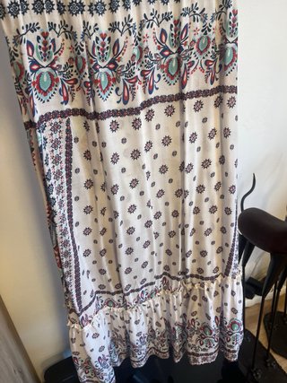 Falda fluida estampado boho talla única