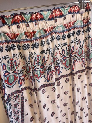 Falda fluida estampado boho talla única