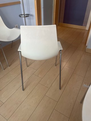 Sillas blancas modernas