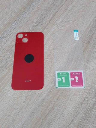 Back Cover iPhone 13 Rosso + Pellicola Protettiva